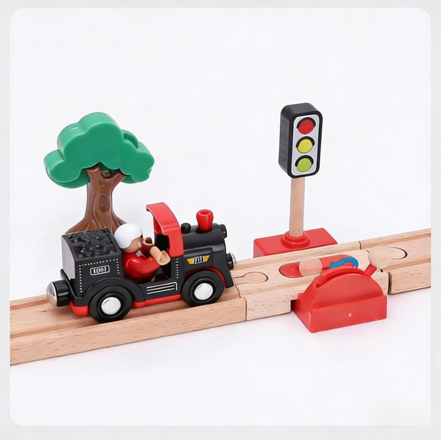 Hebbare Holz-Schranke (Spielzeug) von magic bahn