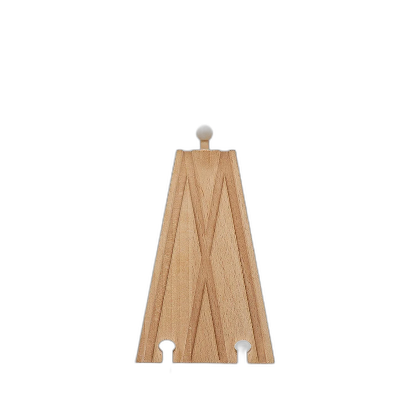 V-Schiene Einweg für Holzeisenbahn aus Buchenholz für Holzeisenbahnen – Magic Bahn