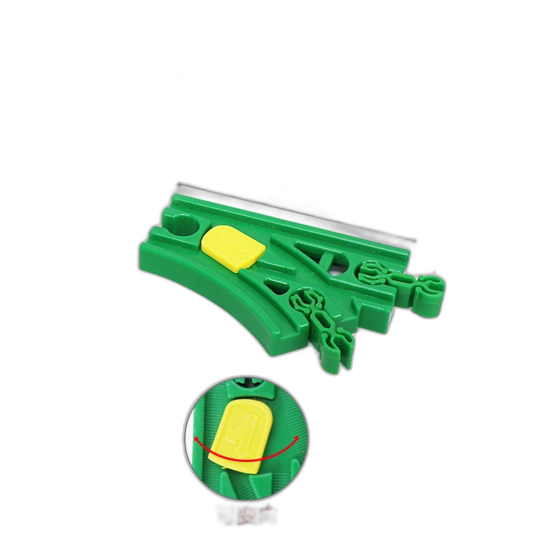 Mini-Weiche B – 1x Buchse auf 2x Zapfen aus Kunststoff für Holzeisenbahnen – Magic Bahn