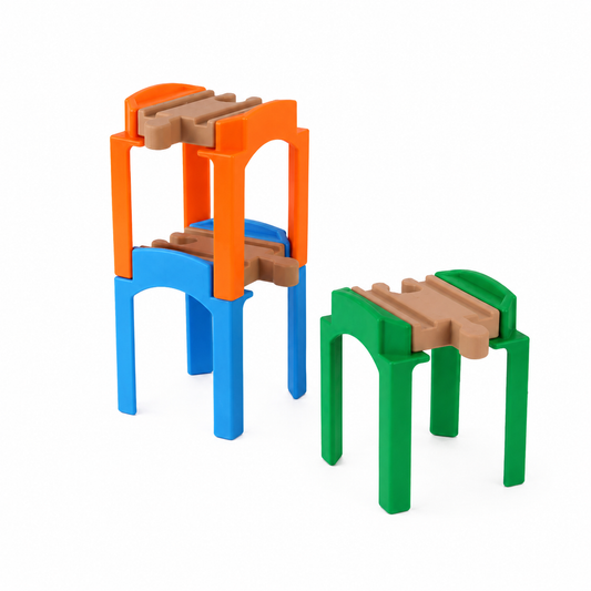 Stapelbare Brückenpfeiler – 3er Set