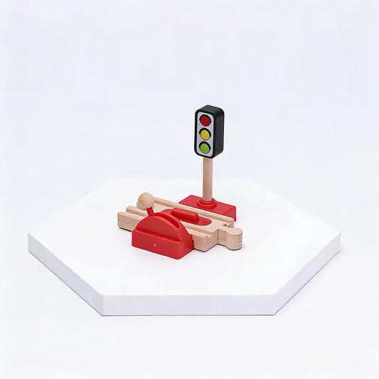 Verstellbare Holz-Schranke für Eisenbahn von magic bahn