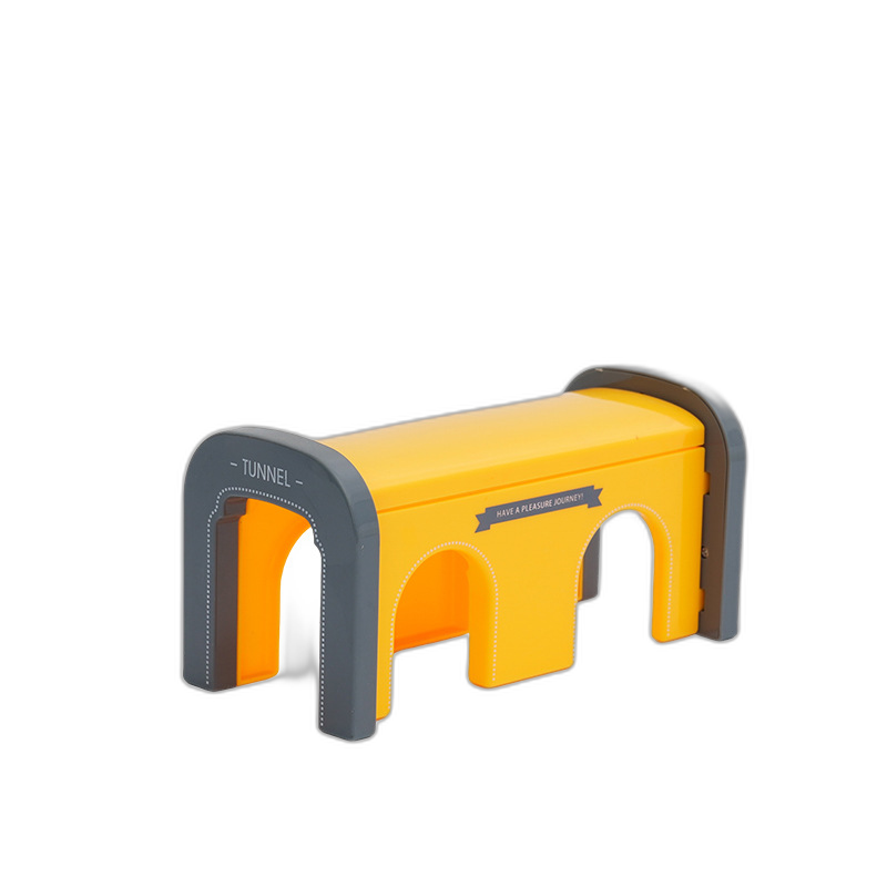 Snap-Tunnel Gelb für Holzeisenbahn