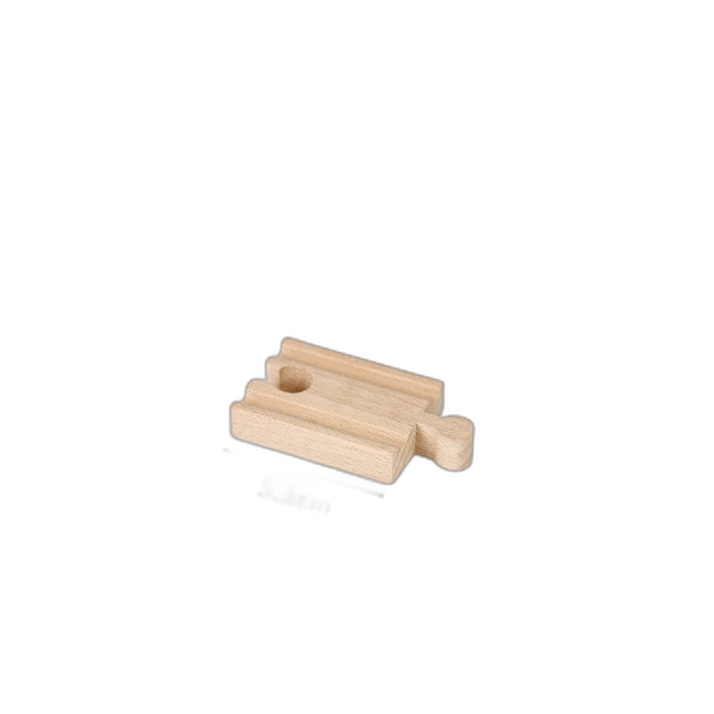 Gerade Schiene 5,1 cm für Holzeisenbahn aus Buchenholz für Holzeisenbahnen – Magic Bahn