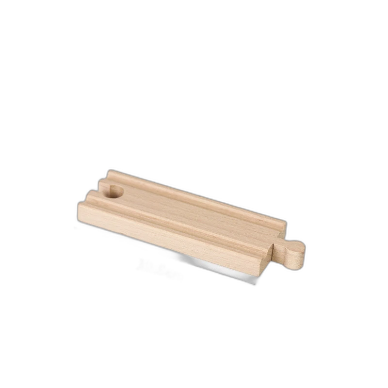 Gerade Schiene 10,8 cm für Holzeisenbahn aus Buchenholz für Holzeisenbahnen – Magic Bahn