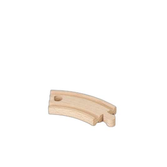 Kleine Kurvenschiene für Holzeisenbahn aus Buchenholz für Holzeisenbahnen – Magic Bahn