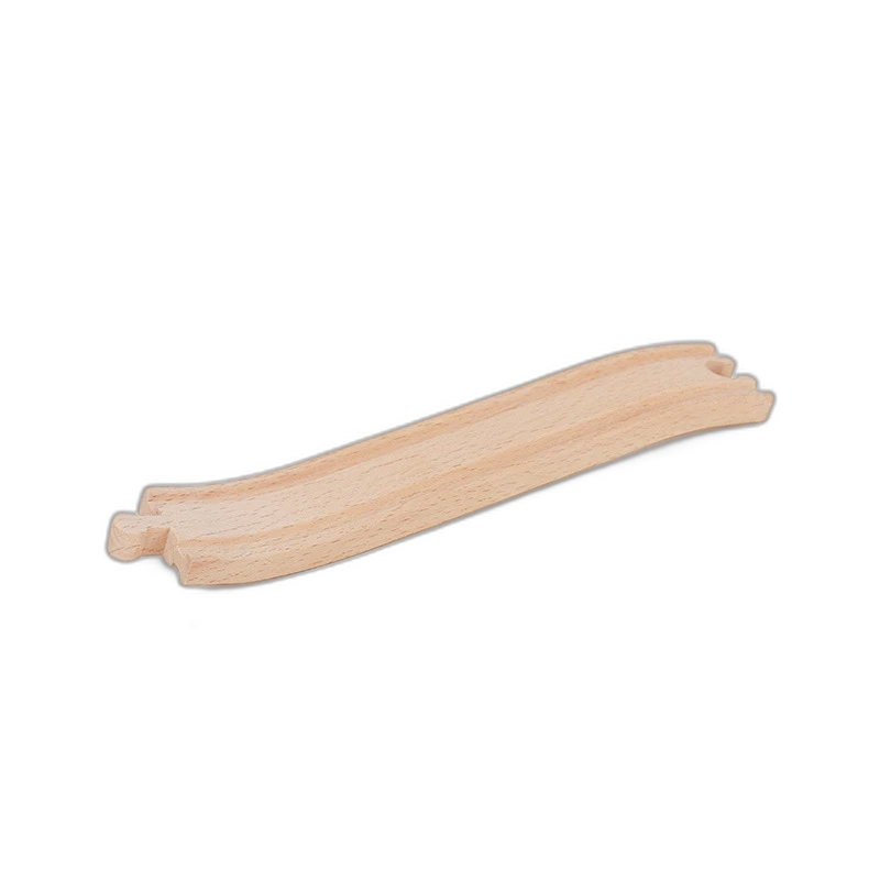 S-Kurve einteilig für Holzeisenbahn aus Buchenholz für Holzeisenbahnen – Magic Bahn