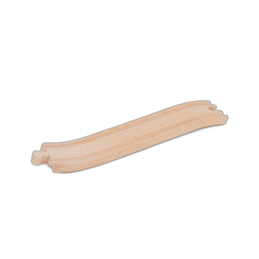 S-Kurve einteilig für Holzeisenbahn aus Buchenholz für Holzeisenbahnen – Magic Bahn